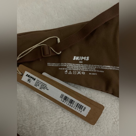 SKIMS Fits Everybody Push Up Demi Bra-JASPER-36B-BNWT - Picture 7 of 8